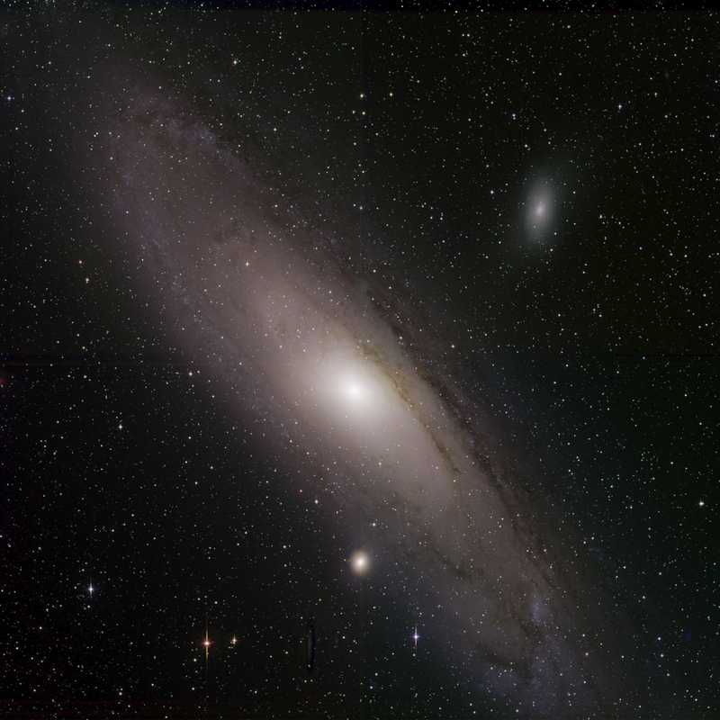 A ZTF composite image of Andromeda galaxy.